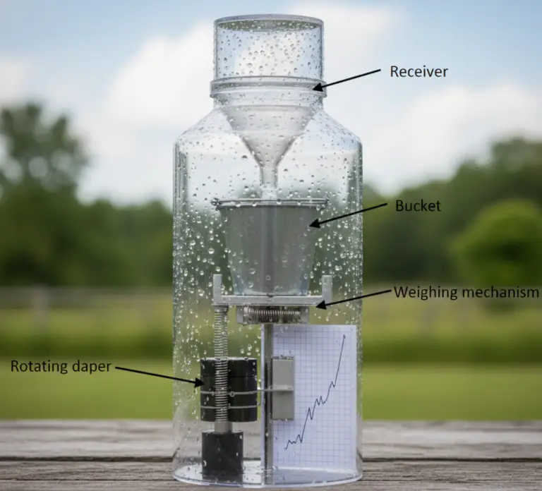 weighing bucket rain gauge